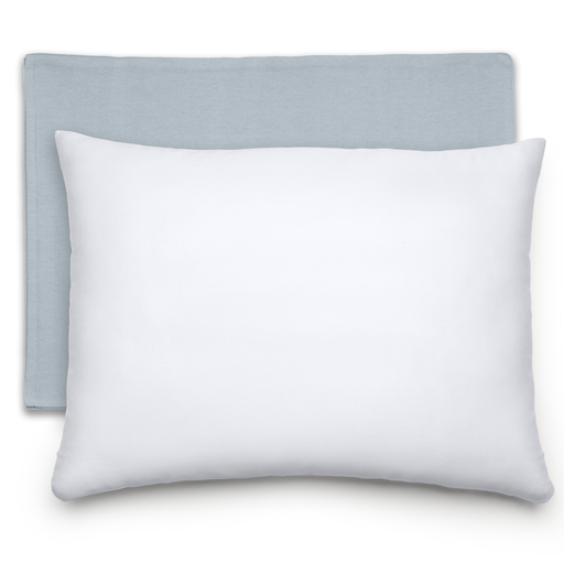 Toddler Pillows with Soft Cotton Pillow Case by Comfy Cubs - Pacific Blue Comfy Cubs