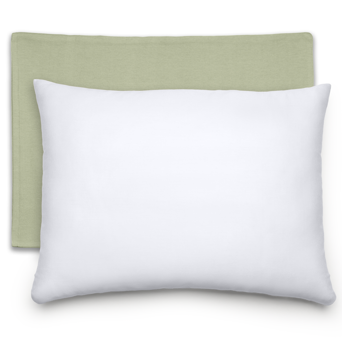 Toddler Pillows with Soft Cotton Pillow Case by Comfy Cubs - Sage Comfy Cubs