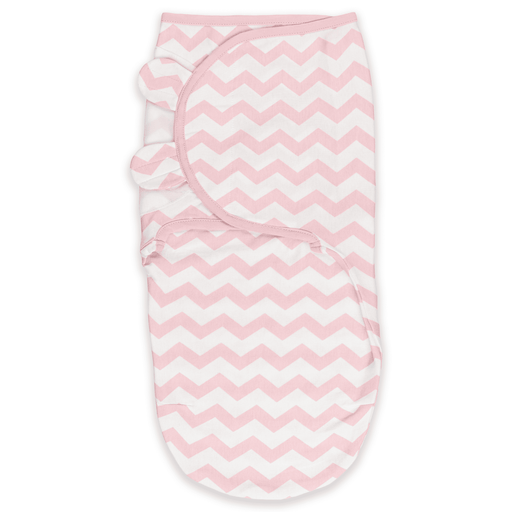 Easy Swaddle Blankets by Comfy Cubs - Pink Chevron, Pack of 1 Comfy Cubs