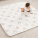 Play Mat with Non-Slip Bottom - Rainbow Square- 56" x 56" Comfy Cubs