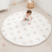 Play Mat with Non-Slip Bottom - Rainbow Round - 60" Comfy Cubs