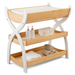 Baby Changing Table by Comfy Cubs - Natural Wood With White Legs Changing Table Comfy Cubs