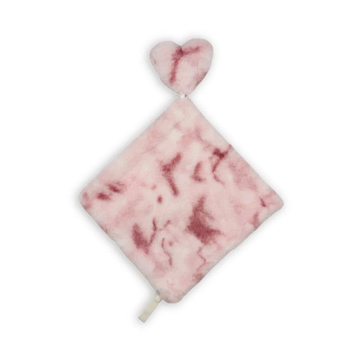 RITZ BABY FUZZY BLANKET TIE DYE EFFECT LOVEY . PINK BLANKETS RITZ