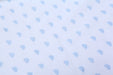 LITTLE PIPERS FITTED SHEET CLOUD BLUE FOR STANDARD CRIB - 28" X 52"