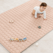 Play Mat with Non-Slip Bottom - Blush Rectangle - 48" x 72" Comfy Cubs