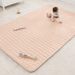 Play Mat with Non-Slip Bottom - Blush Rectangle - 60" x 96" Comfy Cubs