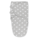 Easy Swaddle Blankets by Comfy Cubs - Gray Polkadots, Pack of 1 Comfy Cubs