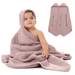 Baby Hooded Towels by Comfy Cubs - Mauve Pack Of 2 Hooded Towels Comfy Cubs
