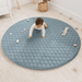 Play Mat with Non-Slip Bottom - Pacific Blue Round - 60" Comfy Cubs