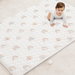 Play Mat with Non-Slip Bottom - Rainbow Rectangle - 48" x 72" Comfy Cubs