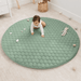 Play Mat with Non-Slip Bottom - Fern Round - 60" Comfy Cubs