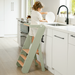 Kids Step Stool for Ages 3+ in Sage Step Stool Comfy Cubs