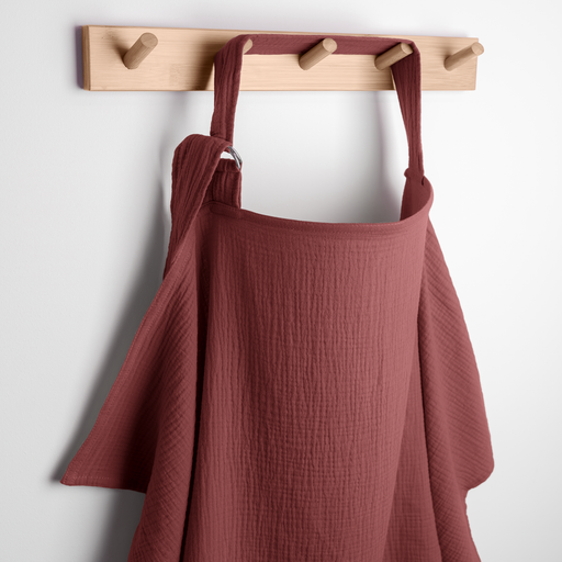 Muslin Nursing Cover by Comfy Cubs - Wine Nursing Covers Comfy Cubs