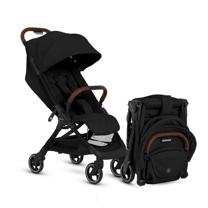 SILVER CROSS CLIC COMPACT TRAVEL STROLLER . BLACK STROLLERS SILVER CROSS
