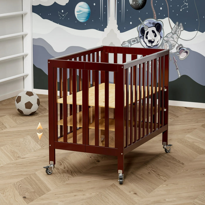 FIZZY BABY 3 LEVEL PORTABLE CRIB (FLAT) + FREE 3" MATTRESS FURNITURE FIZZY BABY