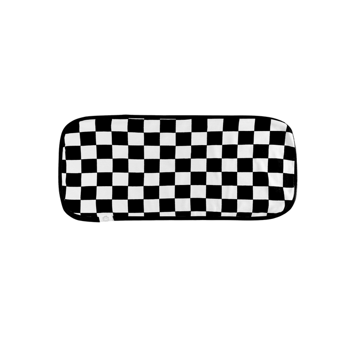 Dream Burp Cloth Black and White Checkerboard Accessories Dreamland Baby