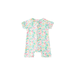 Baby Short-Sleeve Bamboo Romper Floral Pajamas Dreamland Baby