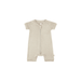 Baby Short-Sleeve Bamboo Romper Oat Pajamas Dreamland Baby