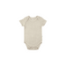 Baby Short-Sleeve Bamboo Bodysuit Oat Pajamas Dreamland Baby