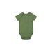 Baby Short-Sleeve Bamboo Bodysuit Olive Pajamas Dreamland Baby