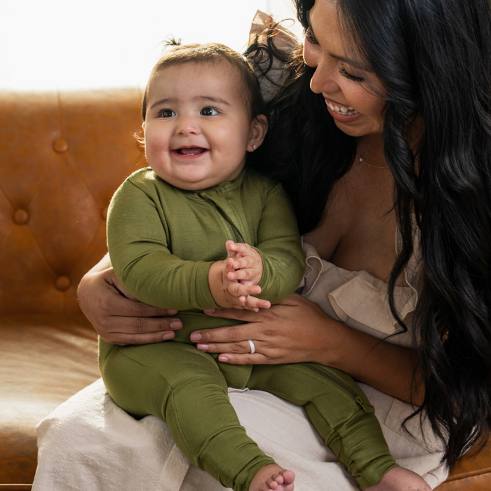 Baby Bamboo Pajamas w/ DreamCuffs® Pajamas Dreamland Baby