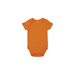 Baby Short-Sleeve Bamboo Bodysuit Rust Pajamas Dreamland Baby