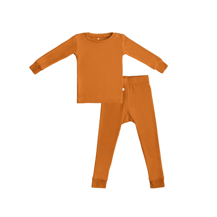 Toddler/Kids Bamboo Pajamas - Rust Pajamas Dreamland Baby
