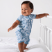 Baby Short-Sleeve Bamboo Romper Pajamas Dreamland Baby