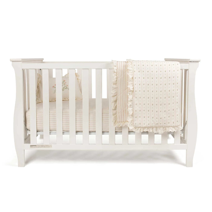 ELY`S & CO. CRIB SET (52"X28") . LINEAR FLORAL CRIB SET ELY`S & CO.