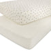 AURORA BY ELY`S & CO. 2 PACK CRIB SHEET