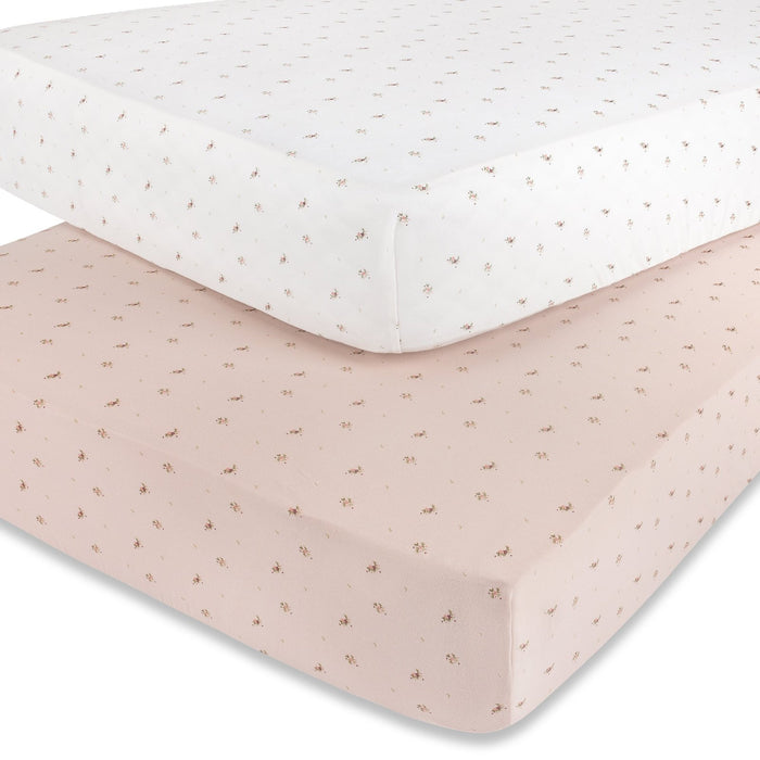 AURORA BY ELY`S & CO. 2 PACK PORTABLE / PACK N PLAY SHEET