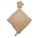 RITZ BABY FUZZY BLANKET CABLE DESIGN/VELOUR BACK LOVEY . BEIGE BLANKETS RITZ