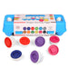 PLAYKIDZ SHAPE SORTING EGGS - A DOZEN PIECES FOR MIXING AND MATCHING COLOR OR SHAPE TOYS PLAYKIDIZ