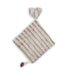 RITZ BABY FUZZY BLANKET SHADED STRIPY LOVEY . BEIGE BLANKETS RITZ