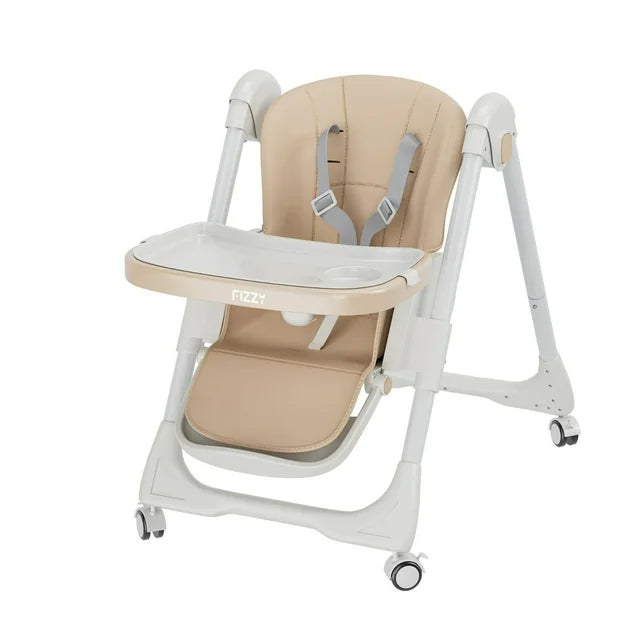 FIZZY BABY FOLDABLE HIGH CHAIR ADJUSTABLE AND COMPACT HIGH CHAIR FOR BABIES,