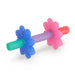 ITZY RITZY TEENSY TUBES RATTLE AND TEETHER TEETHERS ITZY RITZY