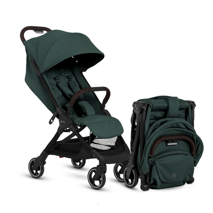 SILVER CROSS CLIC COMPACT TRAVEL STROLLER . CONIFER GREEN STROLLERS SILVER CROSS