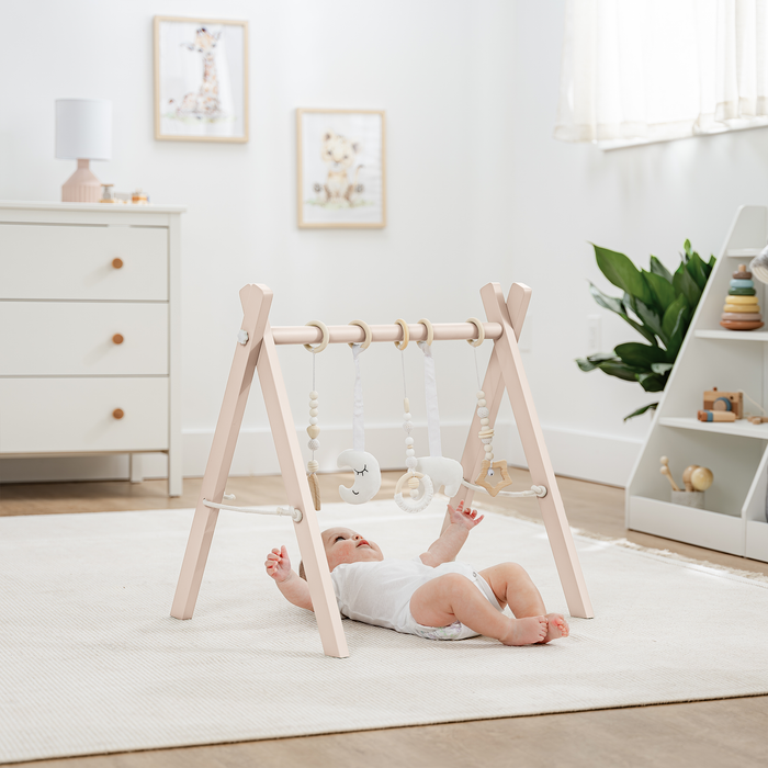 Baby Play Gym by Comfy Cubs in Blush Play Gym Comfy Cubs