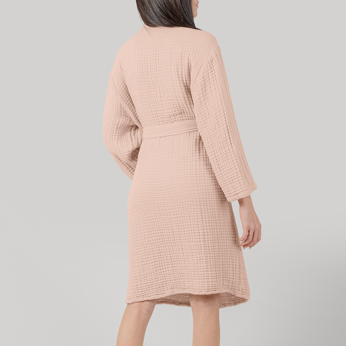 Muslin Bathrobe, Blush by Comfy Cubs Comfy Cubs