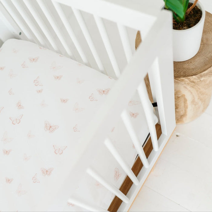 ELY`S BABY FITTED CRIB SHEET 100% COMBED JERSEY COTTON 2PK