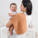 Muslin Burp Cloths by Comfy Cubs - Caramel Muslin Burp Cloths Comfy Cubs