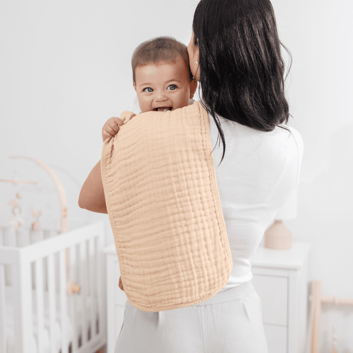 Muslin Burp Cloths by Comfy Cubs - Multi Girl Muslin Burp Cloths Comfy Cubs