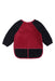 LITTLE PIPERS WATERPROOF SMOCK - RIBBED BURGUNDY W/ BLACK TERRY N A BIBS LITTLE PIPERS