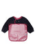 LITTLE PIPERS WATERPROOF SMOCK - RIBBED BURGUNDY W/ BLACK TERRY BIBS LITTLE PIPERS