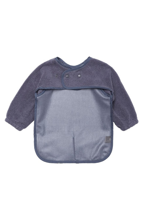 LITTLE PIPERS WATERPROOF SMOCK - RIBBED CHAMBRAY W/ BLACK TERRY BIBS LITTLE PIPERS