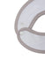 LITTLE PIPERS RIBBED WATERPROOF BIB - TAUPE- INFANT BIBS LITTLE PIPERS