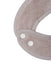 LITTLE PIPERS RIBBED WATERPROOF BIB - TAUPE- INFANT BIBS LITTLE PIPERS