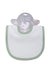 LITTLE PIPERS RIBBED WATERPROOF BIB - SAGE GREEN - INFANT BIBS LITTLE PIPERS