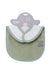 LITTLE PIPERS RIBBED WATERPROOF BIB - SAGE GREEN - INFANT BIBS LITTLE PIPERS