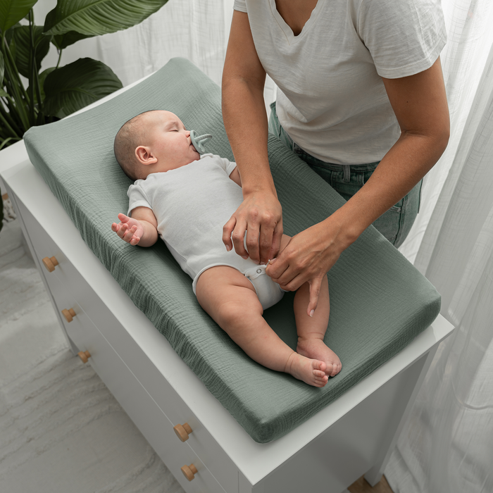 Muslin Fitted Changing Pad Cover by Comfy Cubs Changing Pad Sheets Comfy Cubs
